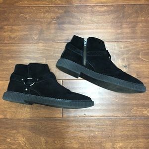 Black Real Leather Shoes